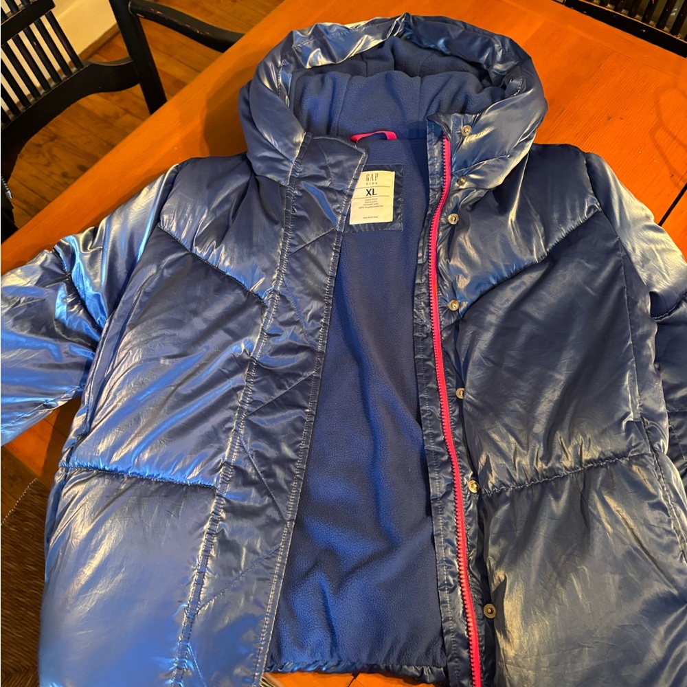 GAP Cozy Blue Thick Fleece-lined Jacket- like new condition.